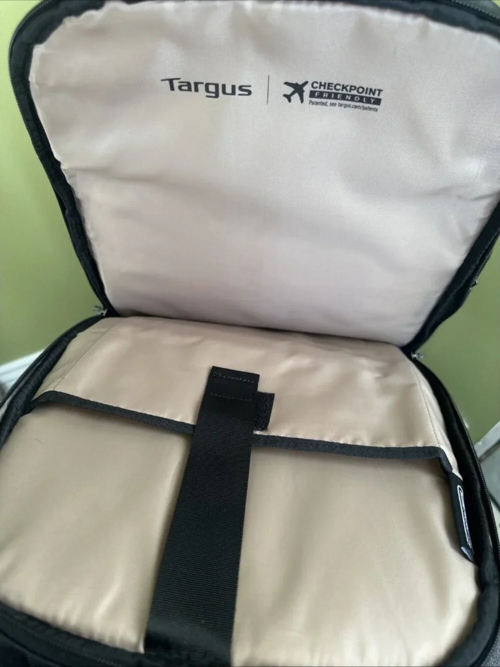 Targus Black Laptop Backpack Travel Work School Multi Compartment Bag